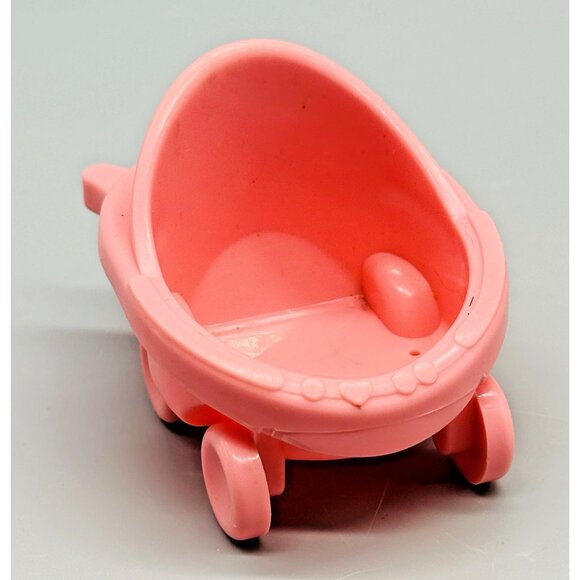 Vintage Fisher Price Little People Baby Stroller‎ Wagon Vehicle Toy Lot Of 3 - Picture 2 of 11